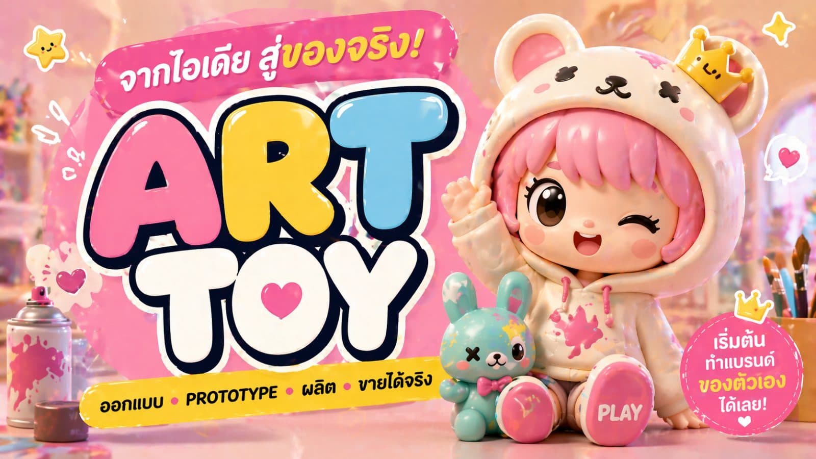 Art Toy คืออะไร? จากของเล่นสะสมสู่ธุรกิจสร้างรายได้หลักแสน